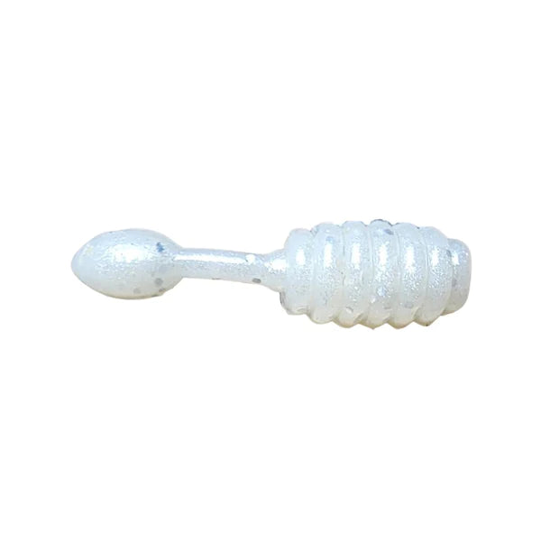 white protein infused plastic fishing bait