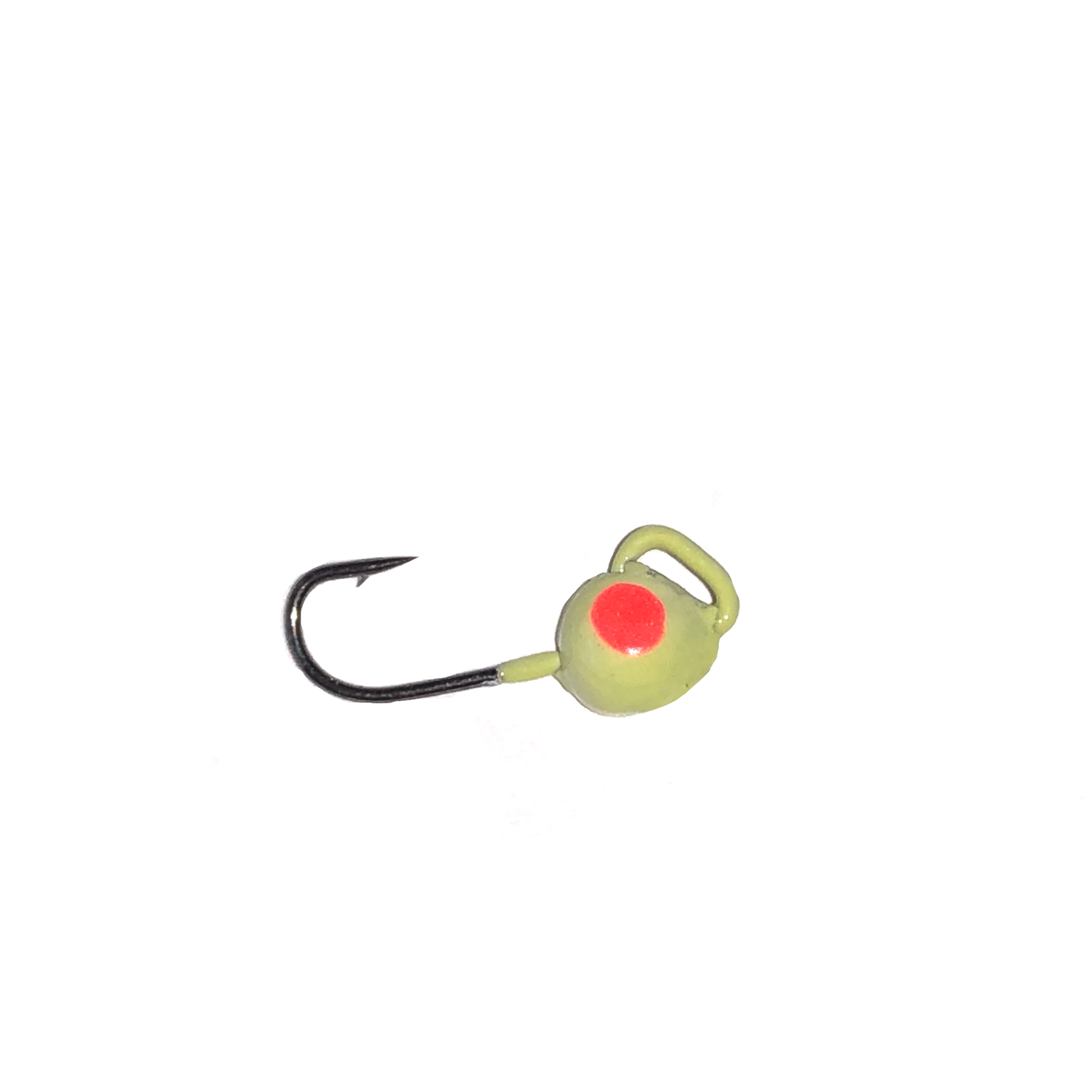 GLOW dream jig Size 10 only (2pk) red eye and chartreuse paint glow. large eyelet